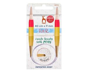 Pony Flair Needles Circolari in Legno 40cm 9mm