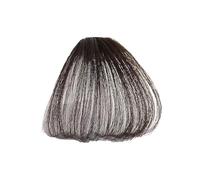 Pony-Haarspange - Natürliches Clip-In-Kunsthaar Mit Feinem Pony, Nahtloser Haaransatz | Praktische Frisurergänzung Für Verabredung, Feier, Konzert, Büro, Make-up-Styling, Weicher Schnitt, Leichter Tra