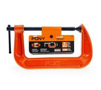 Pony Jorgensen POJ2660 - Morsetto a C, 15 cm, colore: Arancione