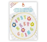 Pony Kit di Ricamo Easy Stitch Just Keep Going