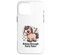 Pony Magico Equitazione Attraverso Fiabe Fantasy Custodia per iPhone 16 Pro Max