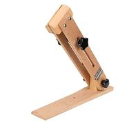 Pony per cuciture in pelle con angolo regolabile e asta elastica, pony per cuciture a mano per artigianato fai-da-te, strumento di cucito in legno di faggio per cinture, borse e po