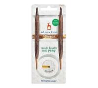 Pony Perfect Aguja Circular de Madera - 60 cm, 8.00 mm - 1 Unidad