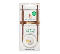 Pony aghi circolari perfetti in legno 80cm 7,00mm - 1pc