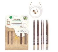 Set di punte per aghi intercambiabili Pony Perfect Just Jute 14 cm