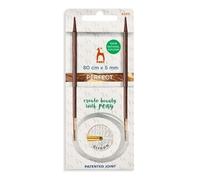 Pony Perfect Rondbre needle in Legno 80 cm 5 mm - 1 Pezzo