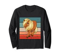 Pony Pony Little Horse Bionda Mane Animali di Cavallo per Maglia a Manica