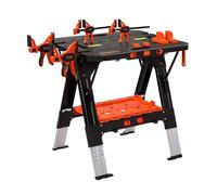 PONY Tavolo da lavoro 2 in 1 con 2 morsetti trigger