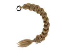 Ponytail Extension - Extension intrecciate a coda di cavallo, con elastici per capelli, morbidi capelli sintetici, per donne e ragazze, per l'uso quotidiano, 61 cm (27)