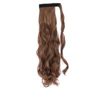 Ponytail Extension Heat Resistant Wavy Synthetic Wrap Around Pony tail Hairpiece for Women per l'uso quotidiano(12,18inches)