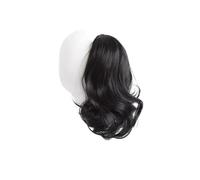 Ponytail Extension Sintetico Breve Parrucca Riccia Coda di Cavallo 12 Pollice Artiglio Clip In Coda di Cavallo Extension Parrucca Per Le Donne Sintetica Coda Di Cavallo (Natural Black)