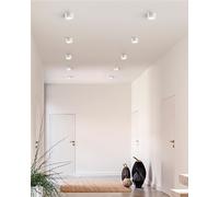 Ponza lampada soffitto spot led 7w bianco rotondo [EEK: A]