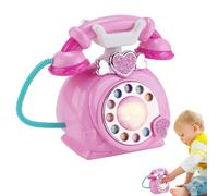 Ponzione telefonica, ABS 6.69x4.33x6.69 pollici | un telefono con musica, educazione precoce, narrazione, rete fissa pħone | Camera dei bambini, apprendimento in età prescolare, gioco fantasioso
