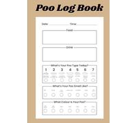 Poo Log Book: 90-Day Tracker for Bowel Movements & Digestive Health: Track Stool Type, Food, Beverages, Symptoms & Gut Health - Perfect for IBS, Food Sensitivities & Digestive Awareness