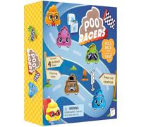 Poo Racers: With 4 Pullback Toys & a Coloring Book