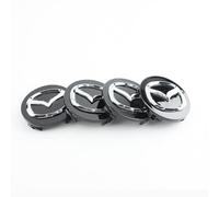 PooBa 4 Confezione da Coprimozzi per Mazda CX3 52mm, Accessori per Pneumatici e Cerchioni, Accessori per Stemmi Decorativi per Auto