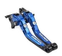 PooBa Leva Freno Disco Tamburo Per Zontes G1-125 ZT125-U 125 U1 Z2 125 U125 Moto Leva Freno Frizione Leve Allungabili Pieghevoli maneta embrague moto maneta embrague moto (Color : Blue Black)
