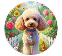 Poodle 1000 Piece Jigsaw Puzzle For Adults Challenging Game Stress Relief Puzzle Cultivate The Spirit of Teamwork for Family Decorations 1000pcs (67.5x67.5cm)