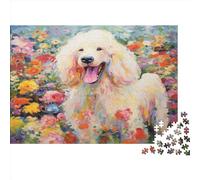 Poodle 1000Pcs Puzzle Classici,Puzzle Giochi Rilassamento E Intelligence,puzzle Adulti,puzzle Bambini,Puzzle Per Gioco Familiare, Regalo Per Amore E Amico,1000pcs (75x50cm)