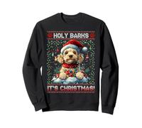 Poodle Christmas Tree Lights Decorations Dog Lover Xmas Felpa