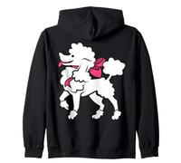 Poodle Dog 50s Sock Hop Rockabilly 1950s Dance Party Doo Wop Felpa con Cappuccio
