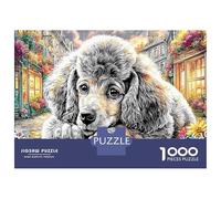 Poodle in City Puzzle Impossible 1000 Pezzi Interesting Decorazione Per La Casa. Giochi Rilassamento E Intelligence Per Adulti E Ragazzi Da 14 Anni 52x38cm/1000pcs