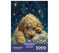 Poodle Jigsaw Puzzle Impossibili 1000 Pezzi Decorazione Per La Casa. Rilassamento E Intelligence Per Adulti E Ragazzi Da 14 Anni 70x50cm/1000pcs