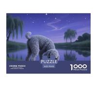 Poodle Jigsaw Puzzle Impossibili 1000Pcs animale domestico Cane Decorazione Per La Casa. Giochi Rilassamento E Intelligence Per Adulti E Ragazzi Da 14 Anni 70x50cm/1000pcs