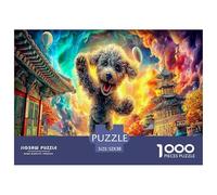 Poodle Puppy 1000 Pezzi Puzzle Classici Per Adulti E Bambini Da 14 Anni E Più Giochi Del Cervello Perfetto Per Appassionati Di Esperti - Regalo Per Amore E Amico 52x38cm/1000pcs