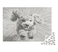 Poodle Puzzle Da 1000 Pezzi Per Adulti Famiglia Giocattoli Puzzle Giochi tivi Per Alleviare Lo Stress Puzzle Unico Arredamento E Regali Per La Casa 1000pcs (75x50cm)