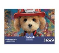 Poodle Puzzle D'Intrattenimento Per Tutta La Famiglia - Ispirazione Da Museo, 1000 Pezzi Con Illustrazioni Di Eccezionale Qualità Visiva - Per Divertimento E Come Regalo Di Prestigio 14+ 38x26cm/1000