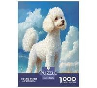 Poodle Puzzle Impossibili 1000Pcs Decorazione Per La Casa. Rilassamento E Intelligence Per Adulti E Bambini Da 12 Anni 38x26cm/1000pcs
