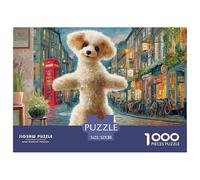 Poodle Puzzle Ispirato Alle Collezioni Museali - 1000 Pezzi Con Capolavori Artistici in Miniatura - Un Regalo Di Classe Per Grandi E Piccoli 52x38cm/1000pcs