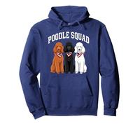 Poodle Squad Standard Poodles Fourth of July Felpa con Cappuccio