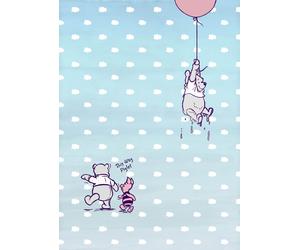 Pooh & Pimpi Foto Parati 184x254 CM 183x254cm Blu Bambino Camera da Letto Disney