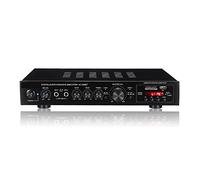 POOIQX Amplificatore digitale 2000W Stereo LED USB AV Power Surround ad alta risoluzione Lettore Subwoofer,Ampia compatibilità