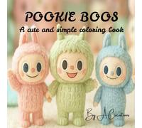 Pookie Boos: Cute and simple coloring book for kids, teens and adults