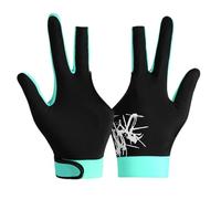 Pool 3 Dita Guanti - Guanti Traspiranti Anti -slip, Per Indici Di Biliardo | Design Comodo Comodo Leggero, Guanto A Mano Sinistra Portatile Con Aperture Per Le Dita Per Il Torneo Di Gioco Di