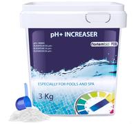 POOL Aumentatore di pH Plus 3 kg Correttore Naturale del pH per Piscine e Spa