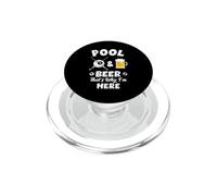 Pool & Beer Ecco perché sono qui - Pool Biliardo PopSockets PopGrip per MagSafe