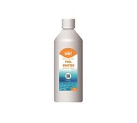 Pool Booster, Rinforzante della Clorazione, Liquido Azzurro, Soluzione Speciale per Piscine, 1 Litro, 35% Sostanza Attiva