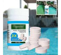 Pool Cleaning Tablet for Safe and Crystal Clear Water, Protects Against Harmful Sun Rays, 100 Tablets Pack - Jaysuing