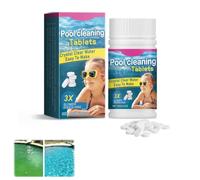 Pool Cleaning Tablets, 2026 Multifunction Compresse Effervescenti,per Piscina, Toilette, Jacuzzi, Spa, 100g