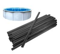 Pool Coping Strips - Ground Liner Clips, Overlap Swimming Pool Liners | Lasting PE Fasteners | Home Backyard Villa Hotel Beach House, Strong Overlapping Installation Replacement Accessories