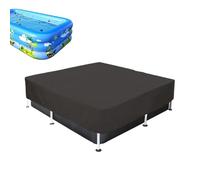 Pool Covers, Waterproof Rettangolare Frame Covers, 96,06 x 96,06 x 35,43 pollici UV Resistant Dust-Proof Protector, Swimming Pond Cover, Durable and Secure, Ideal for Outdoor Pools