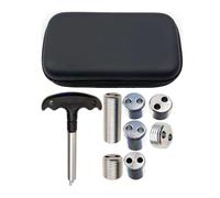 Pool Cue Weight Bolts, Weight Bolt Set for Billiard Sticks, 8 Bolts with Wrench & Storage Box, Adjustable Cue Weights for Perfecting Pool Game Performance