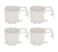 Pool Cup Holder 4 Pieces Clip On - - - Poolside Stable Organizer Over Over