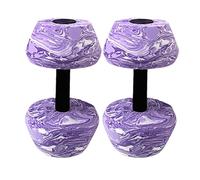 Pool Exercise Weights EVA Foam Aqua Workout Dumbbells Training Set | Acqua 2 Pezzi Alta Density Non Slip Portatile Fitness Tool Ideale Adulti Beginner Outdoor Aquatic Gym Physical Sports Weight