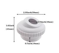 Pool Eyeball Jet SP1419D Set 4 con Design Bull's Eye per Piscine per intex