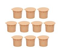Pool Fence Hole Caps - 10 Pieces Ground Plug Deck | Plug Covers For Garden Outdoor Residential Commercial Backyard | Pool Safety Hole Covers Deck Plugs For Fence Posts And With Secure Fit And Durabili